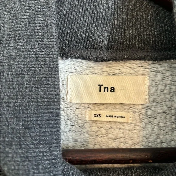 Size XXS TNA Dark Grey / Black Pullover Sweater. - Picture 3 of 5